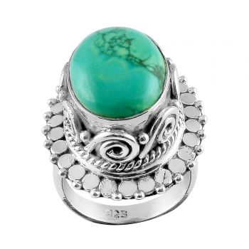 Vintage top design solid silver gemstone ring